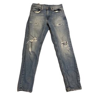 Distressed Levi Men’s Blue Denim Jeans 31x30